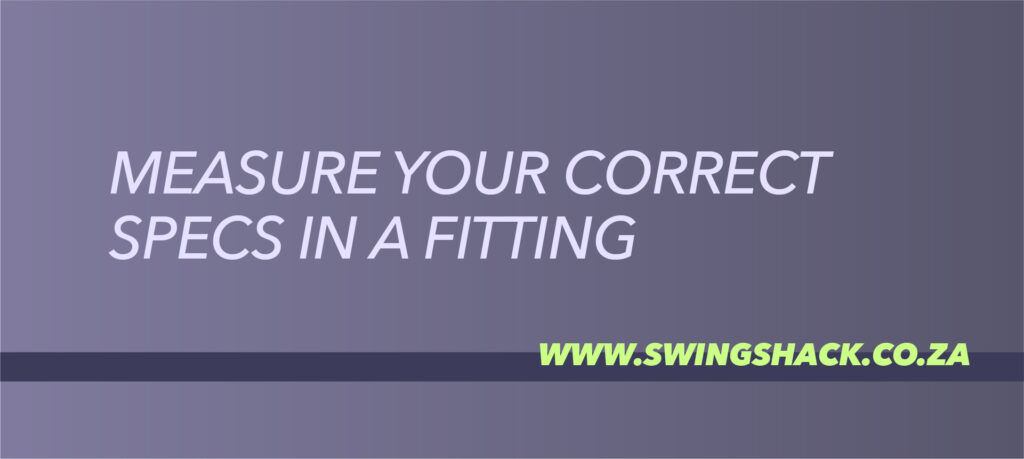 Golf Club Fitting. Does your club length match you? Swing Shack.